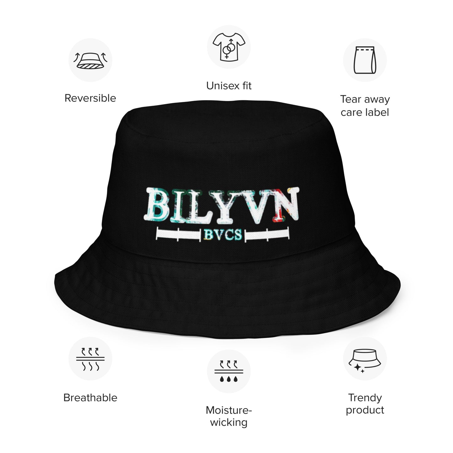 Reversible bucket hat