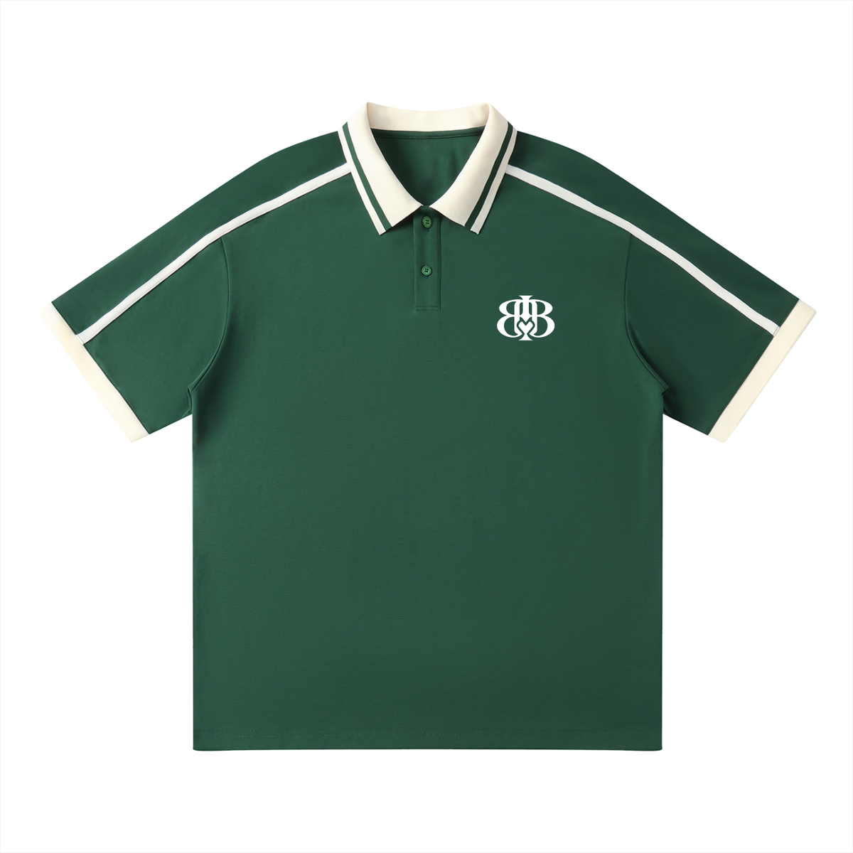 Winsome Contrast Piping Polo Shirt