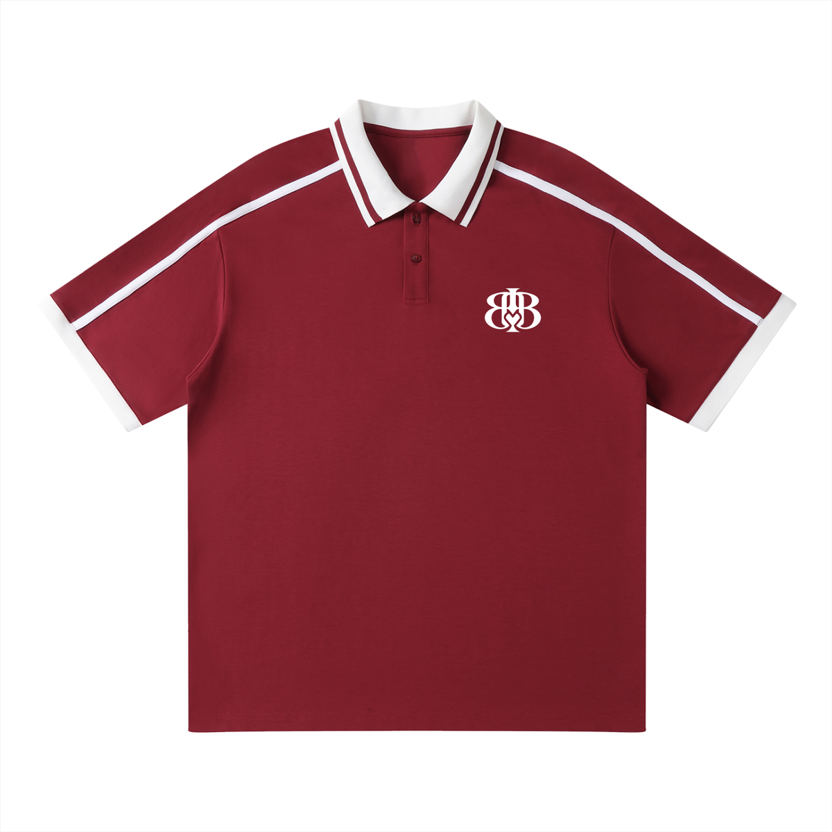 Winsome Contrast Piping Polo Shirt