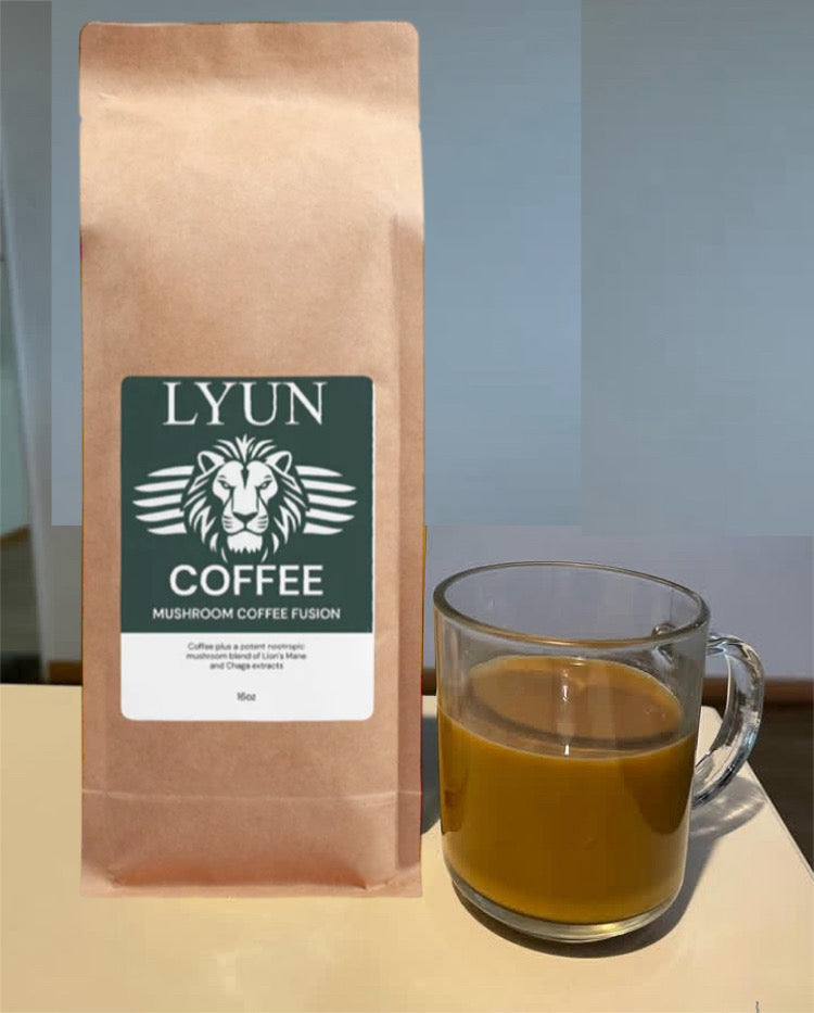 LYUN H&M Mushroom Coffee Fusion - Lion’s Mane & Chaga 16oz