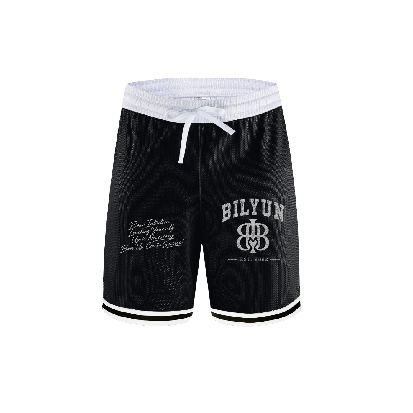 Classic Stripe Trim Basketball Shorts