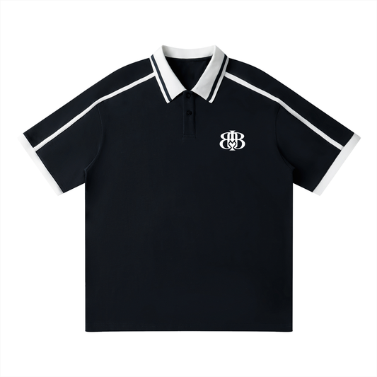 Winsome Contrast Piping Polo Shirt