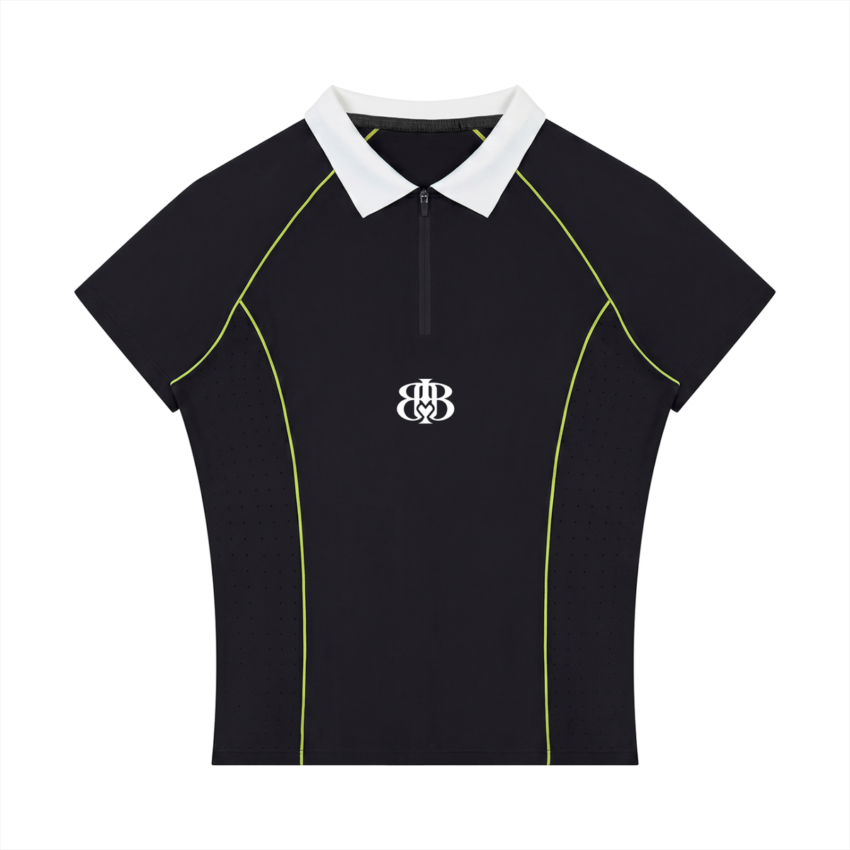 Women’s Slim Fit Quarter-Zip Polo Shirt