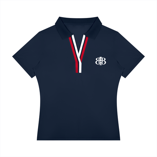 Women’s Color Block Polo Shirt