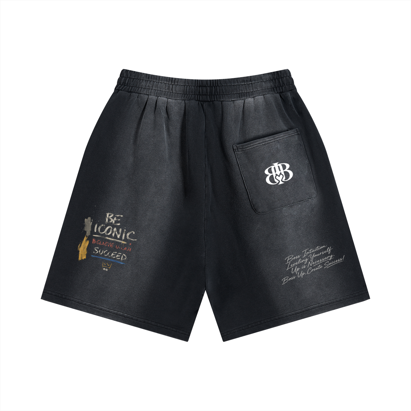 Sun Fade Distressed Shorts