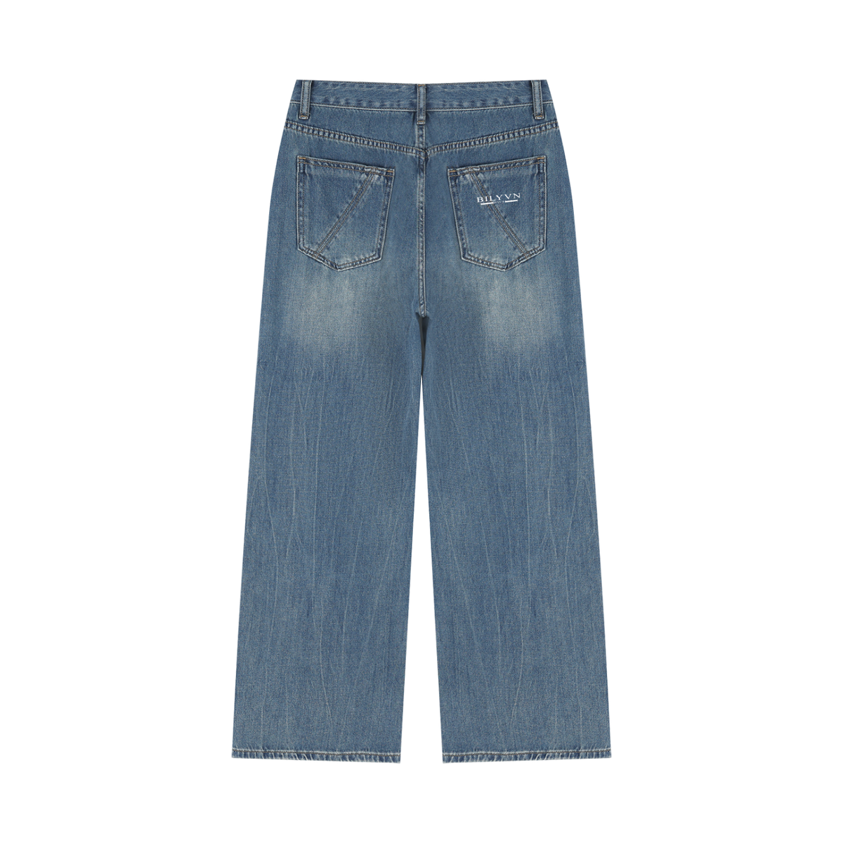 Women’s Vintage Wash Wide Leg Jeans