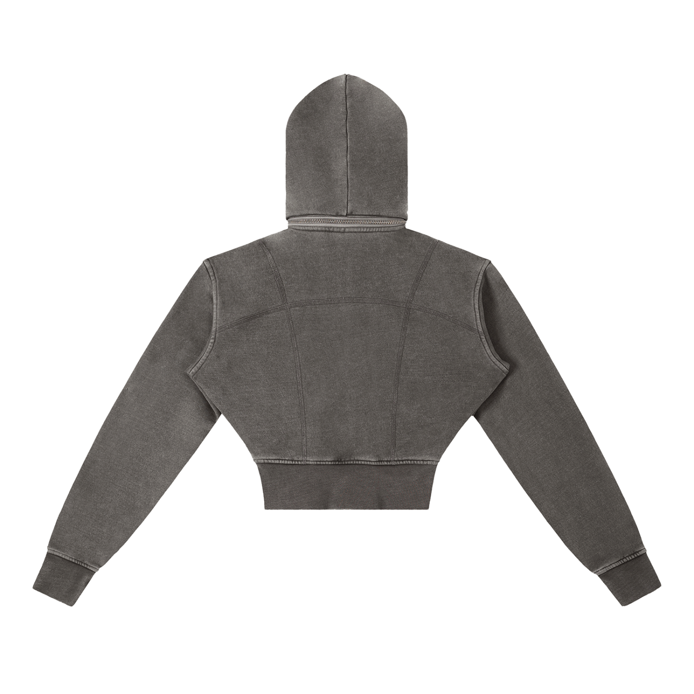 Women’s Vintage Washed Cropped Fleece Hoodie