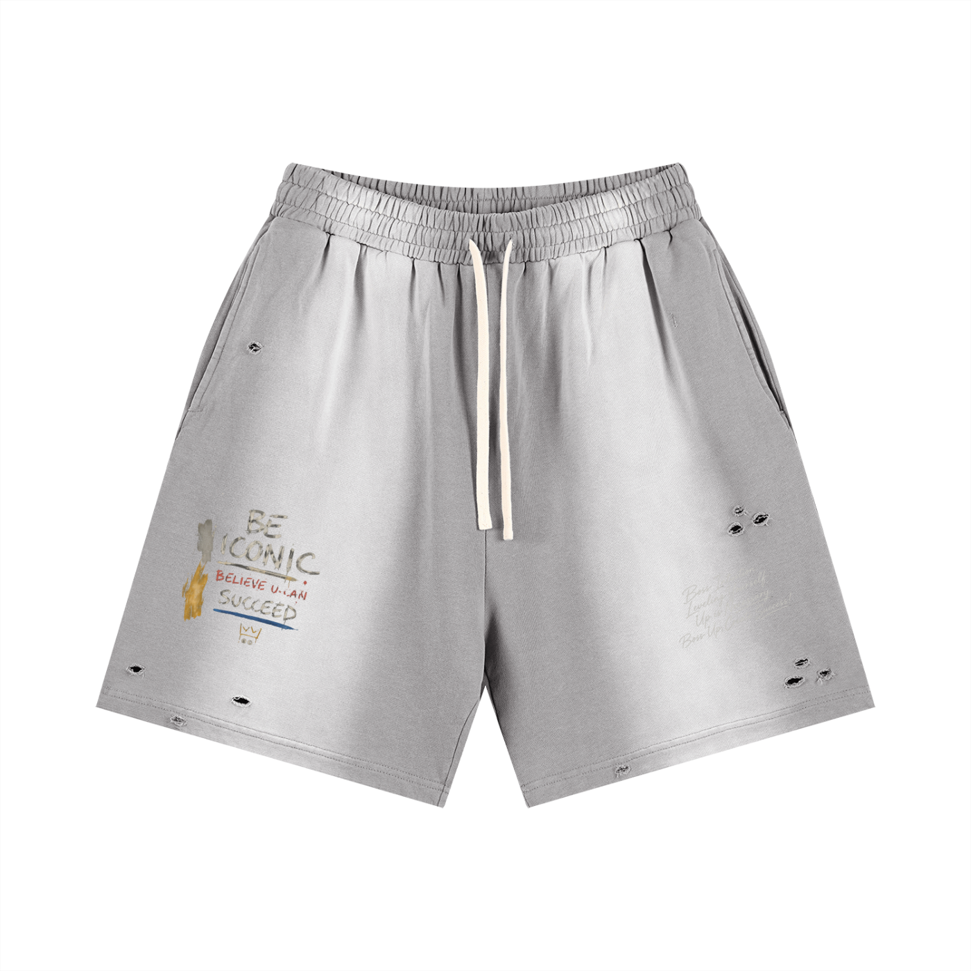 Sun Fade Distressed Shorts