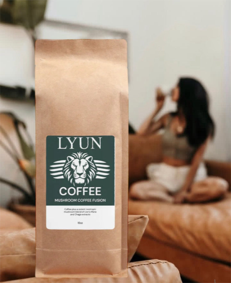 LYUN H&M Mushroom Coffee Fusion - Lion’s Mane & Chaga 16oz