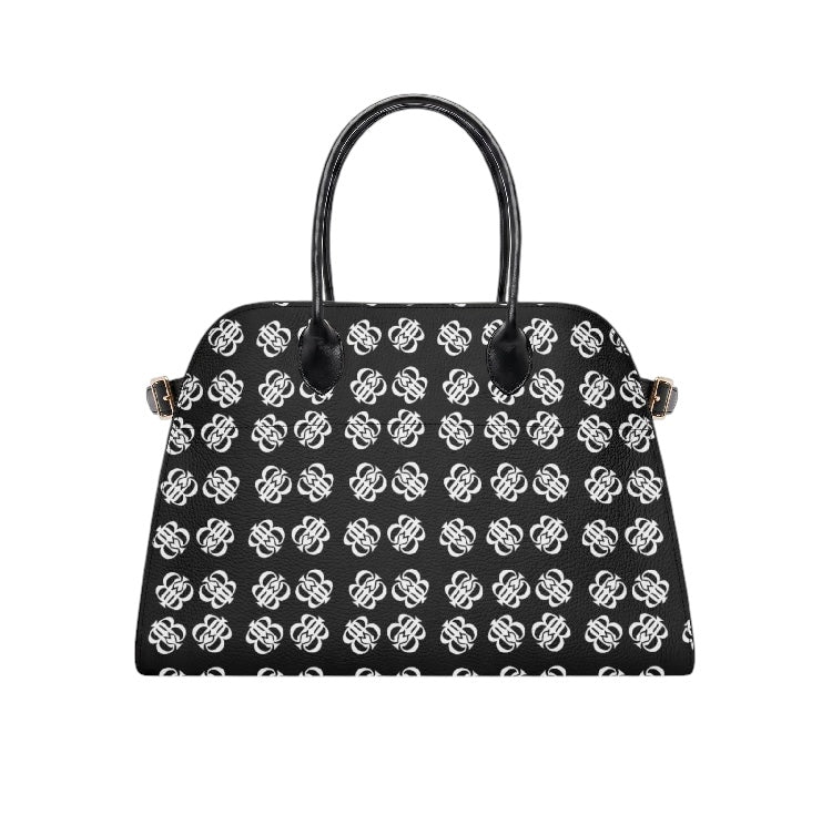 Structured PU Leather Top Handle Bag