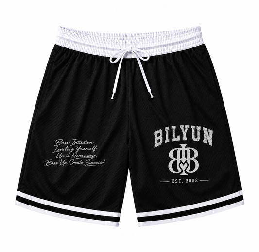 Classic Stripe Trim Basketball Shorts
