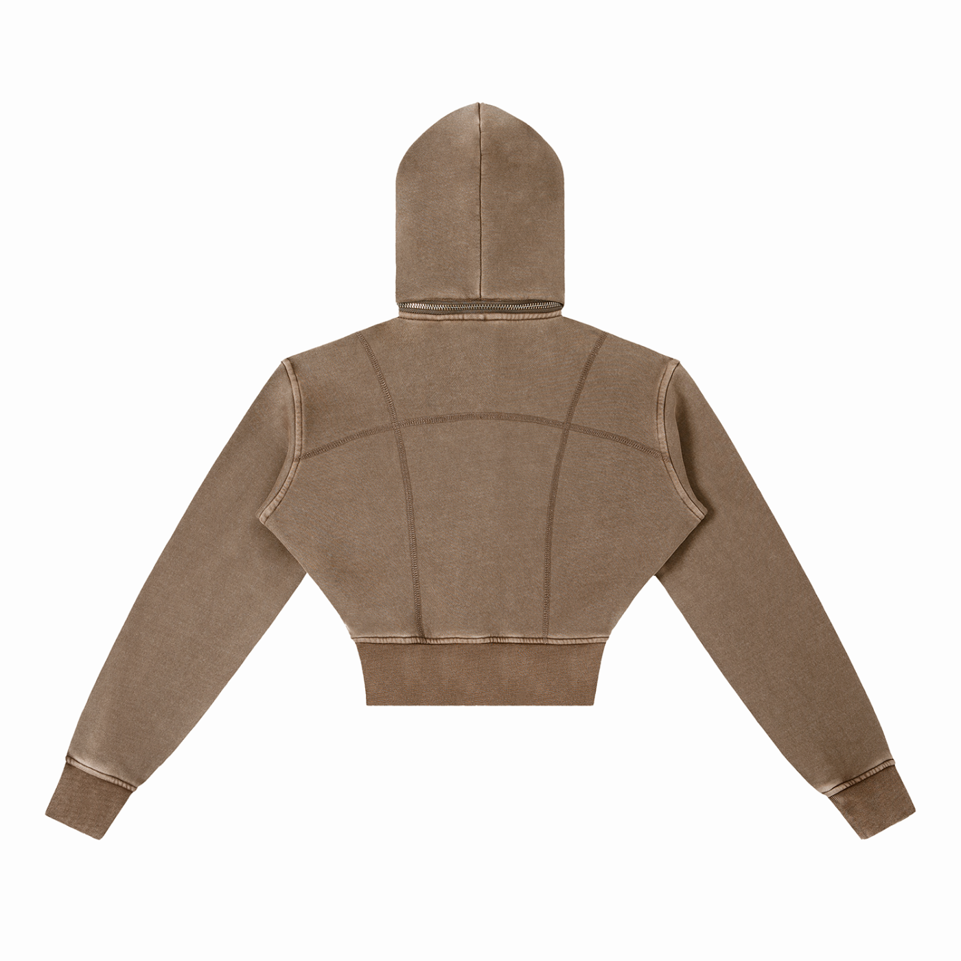 Women’s Vintage Washed Cropped Fleece Hoodie