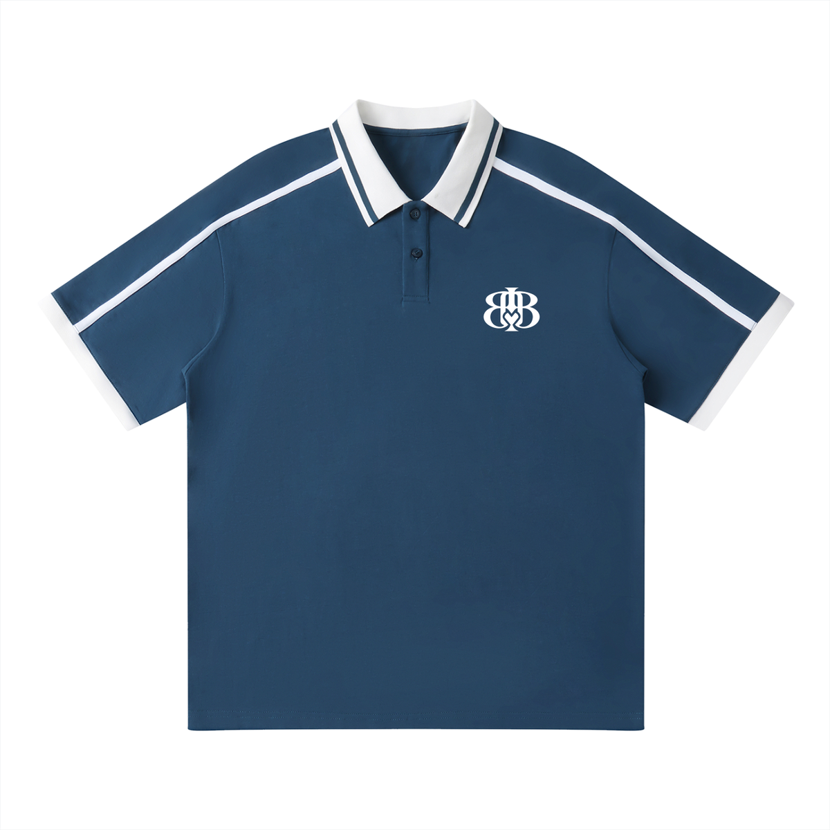 Winsome Contrast Piping Polo Shirt