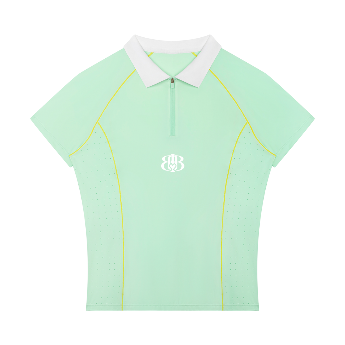 Women’s Slim Fit Quarter-Zip Polo Shirt