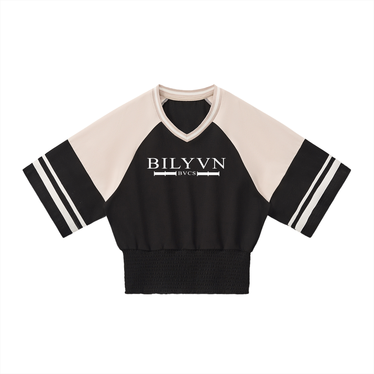 Women's Color Block Ruched T-Shirt