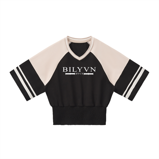 Women's Color Block Ruched T-Shirt