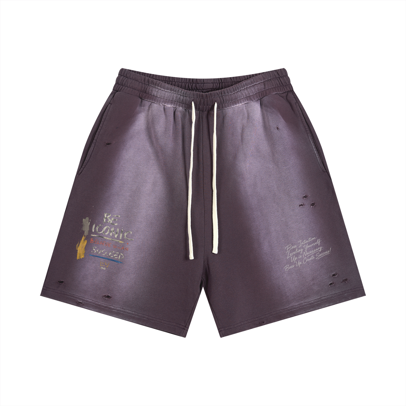 Sun Fade Distressed Shorts