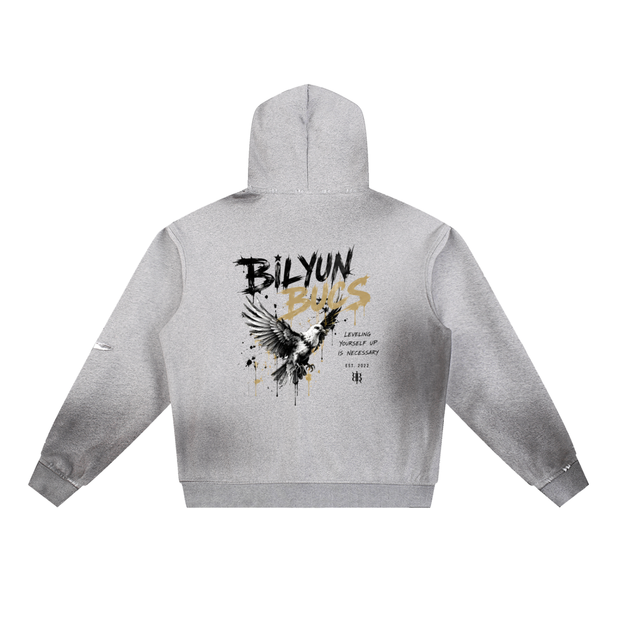 Sun Fade Frayed Fleece Hoodie