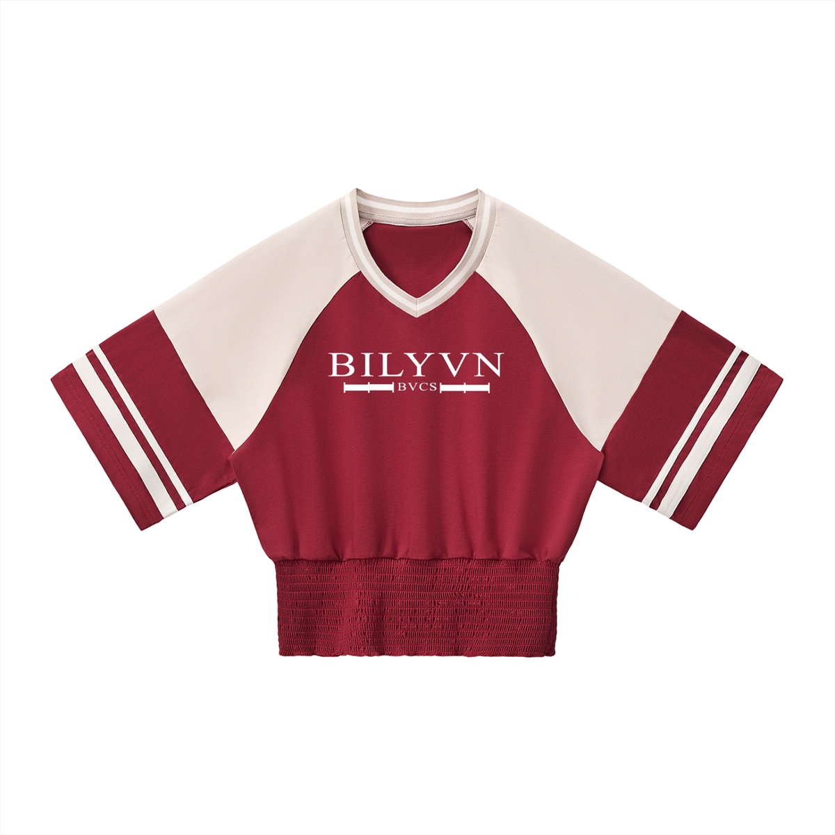 Women's Color Block Ruched T-Shirt