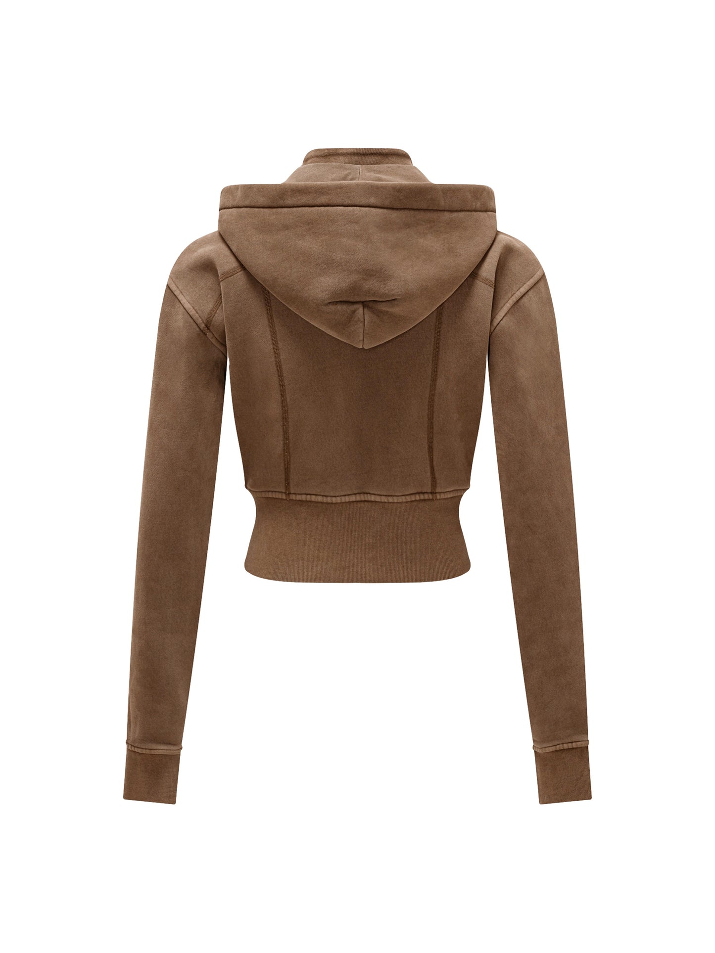 Women’s Vintage Washed Cropped Fleece Hoodie