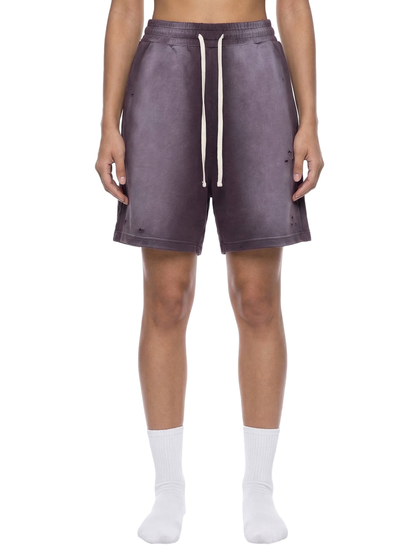 Sun Fade Distressed Shorts