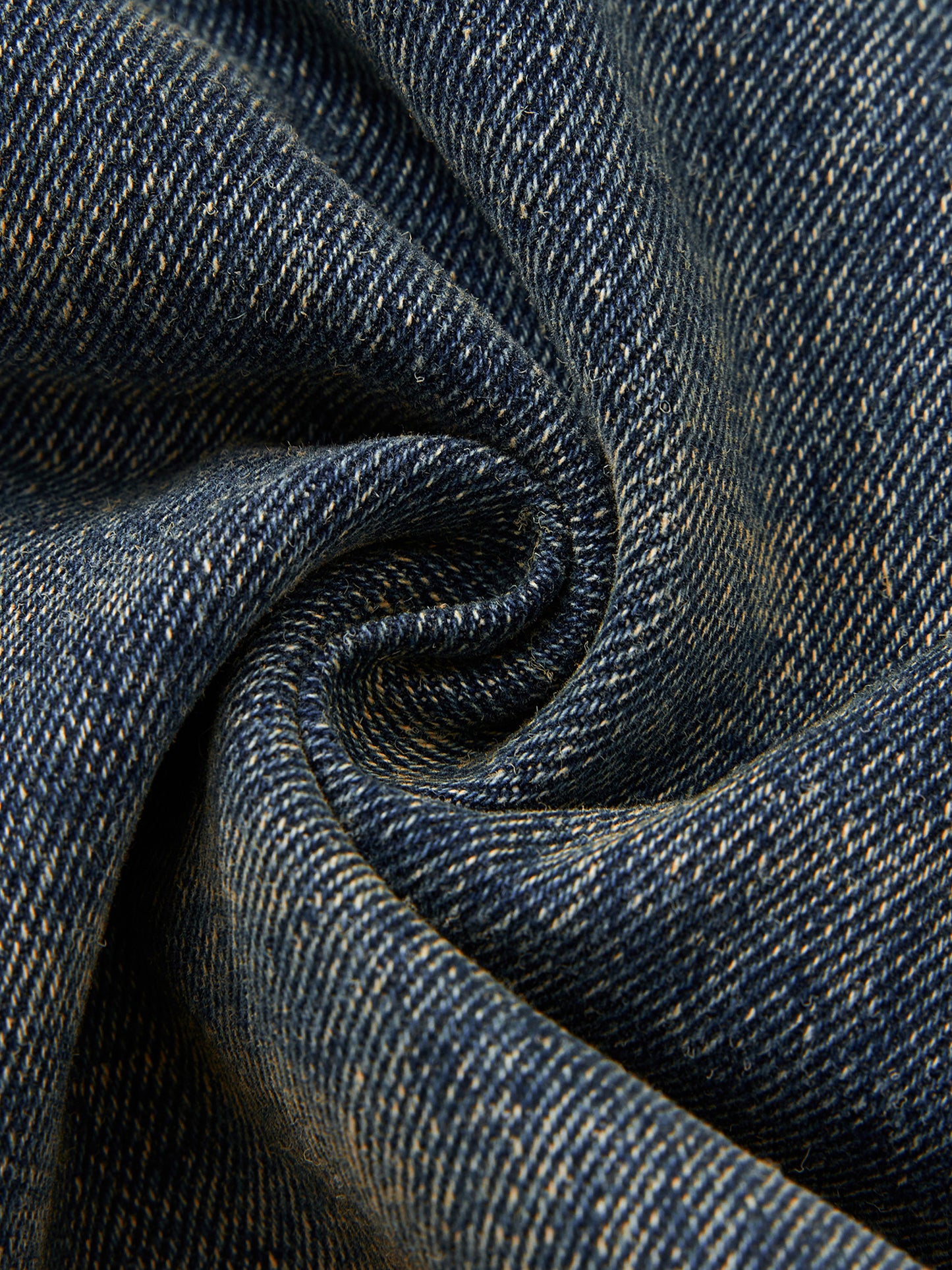 Men's Vintage Wash Wide Leg Denim Jeans