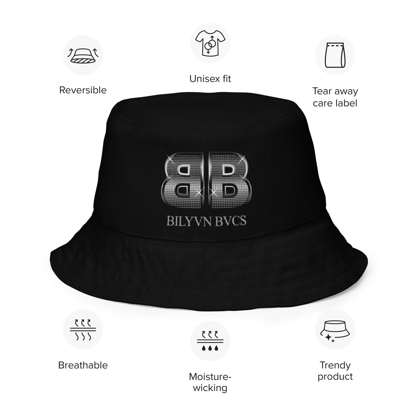 Reversible bucket hat